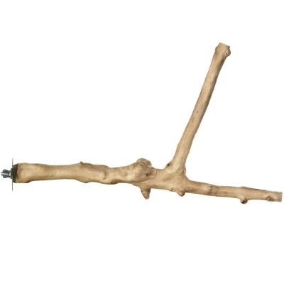 1052 18" Y-Branch Coffea Wood Bird Perch