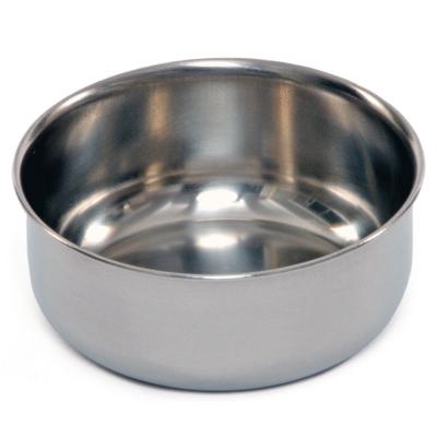 Replacement Coop Cup Shallow - Stainless Steel For Prevue Cage