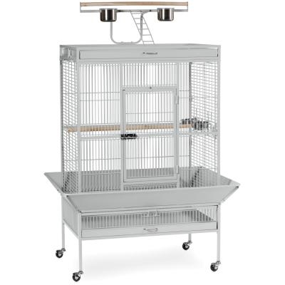 3154W Select Bird Cage - Pewter White