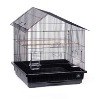 98011 Prevue Manor Offset House Style Roof Cage - Black - 25" x 21"