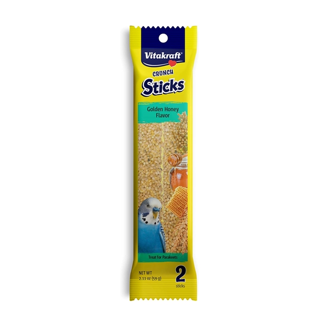 Vitakraft Keet Crunch Sticks - Golden Honey- Twin Pack 2.11 oz