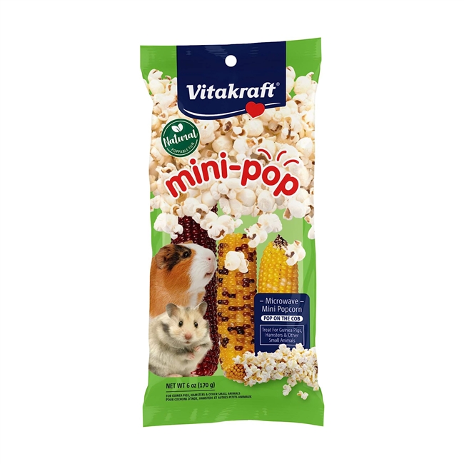 Vitakraft Mini - Popcorn Cob Treat 6 oz