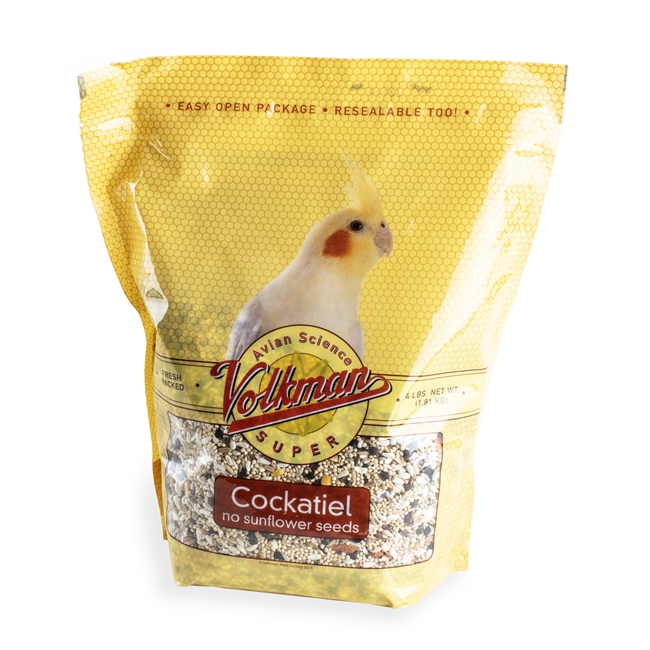 Volkman Avian Science - Cockatiel - No Sunflower Seeds - 4lb