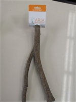 #8018 Aria Natural Wood Y Perch - 10"-12"