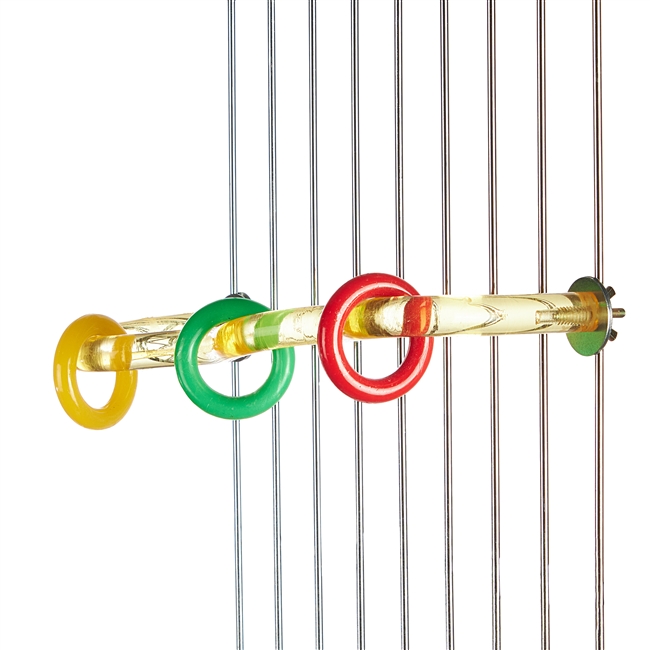 #8096 Aria Acrylic Wiggle Perch Medium