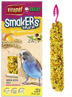 Vitapol Parakeet Smakers Treat Sticks - Egg - Twin Pack