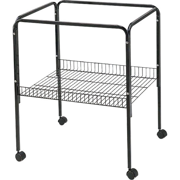 #AE29696 Cage Stand - Black - 25" x 21"