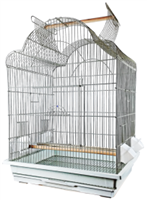 #AE29626 Victorian Cage - Ivory - 25x21