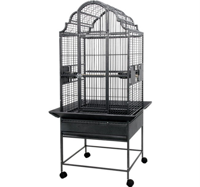 GC6-2422 Opening Victorian Top Cage - Black - 24" x 22"