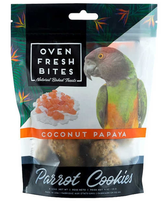 Oven Fresh Bites Parrot Cookies - Coconut Papaya - 4oz