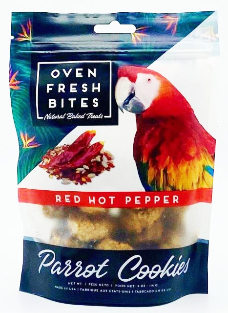 Oven Fresh Bites Parrot Cookies - Red Hot Pepper - 4oz