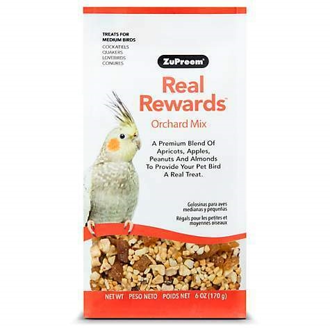 ZuPreem Real Rewards Orchard Mix - Medium Birds - 6oz