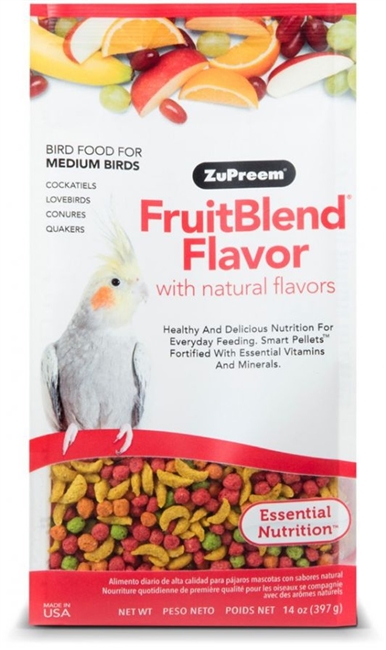 ZuPreem FruitBlend Flavor - Medium Birds - 14 oz.