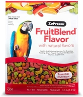 FRUITBLEND - LARGE BIRD FOOD, 3.5lb Zupreem