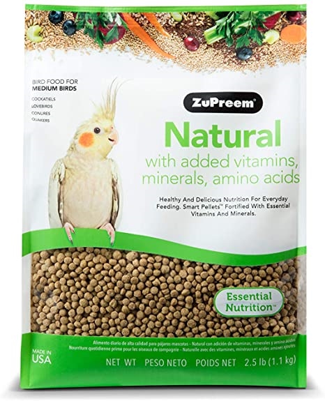 ZuPreem Natural - Medium Birds - 2.5lb