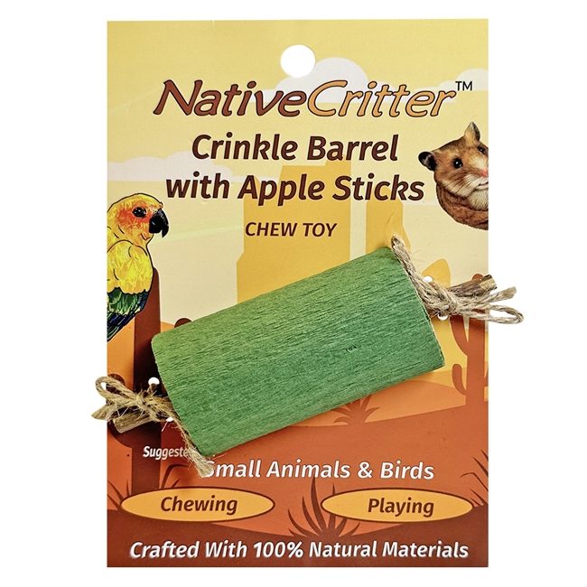 Crinkle Barrel With Apple Sticks