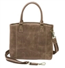 Distressed Leather Town Tote