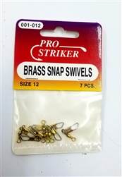 Pro Striker Brass Snap Swivels (G-3-D)