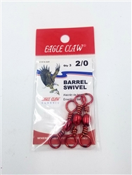 Eagle Claw Size 2/0 Barrel Swivel  (T2-83)