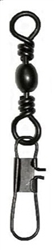 Taitex (Lee) Black Interlock Snap Swivels