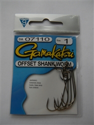 Gamakatsu Offset Shank Worm Hook (T2-14)