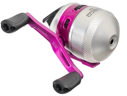 Zebco 33 "New Style" Pink Push-Button Reel