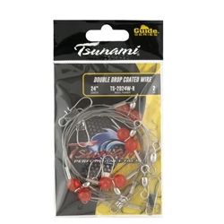 Tsunami Guide Series Double Drop Coated Wire Leader