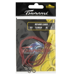 Tsunami Performance Tackle Guide Series Red Wire Leader