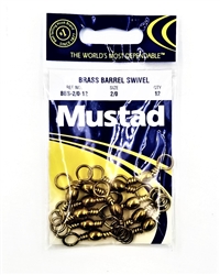 Mustad Brass Barrel Swivel (B-102-A)