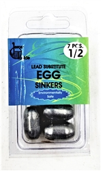 Jeros Tackle Lead Substitute Egg Sinkers (T6-2)