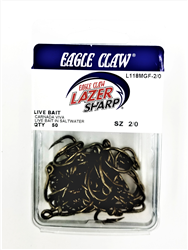 Eagle Claw Lazer Sharp Live Bait Hooks (B-69)