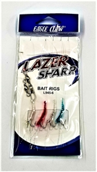 Eagle Claw Lazer Sharp Bait Rigs Bag of 6 (T3-70)