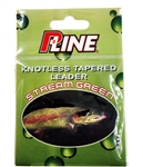 P-Line Stream Green Knotless Tapered Leader