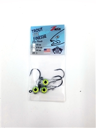 ZMan Trout Eye Finesse Jig Heads (T3-79)