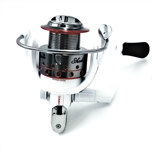 Shakespeare Ugly Red and White Spinning Reel (A-18-A)