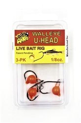 Arkie Walleye U-Head Minnow Jigs