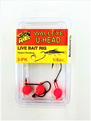 Arkie Walleye U-Head Minnow Jigs (B-83)