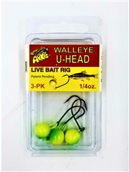 Arkie Walleye U-Head Worm Jigs (T4-34)