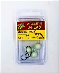 Arkie Walleye U-Head Worm Jigs (B-74)