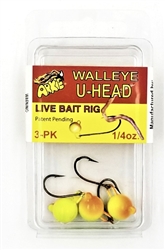 Arkie Walleye U-Head Worm Jigs (B-85)