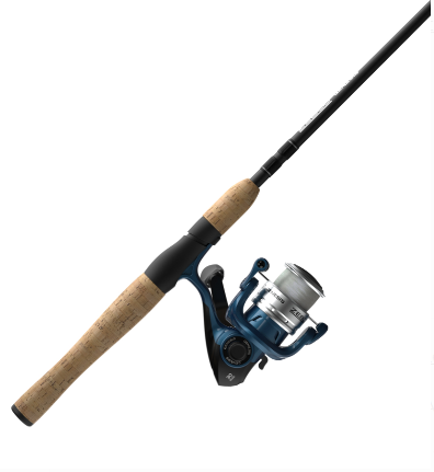 Zebco Genesis Blue New Style Spinning Combo