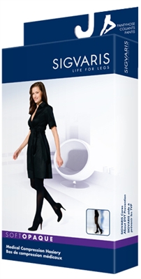 Sigvaris 840 Soft Opaque Closed Toe Pantyhose