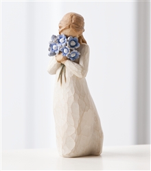Demdaco Willow Tree Figurine - Forget-Me-Not