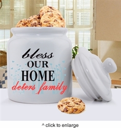 CERAMIC PERSONALIZED FAMILY COOKIE JARS