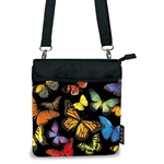 Harold Feinstein Multi-Butterfly Cross-Body Bag & Matching Umbrella
