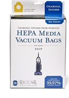 R40 Premium Charcoal-Lined HEPA Media Bags (6-Pack)RPHC-6