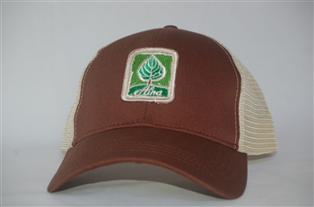 Aina Clothing Leaf patch organic cotton trucker hat