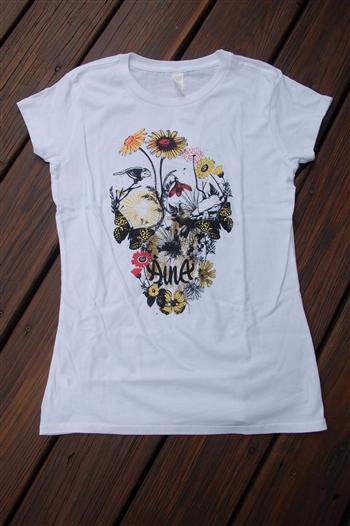 Aina Clothing women organic cotton nature skull t-shirt