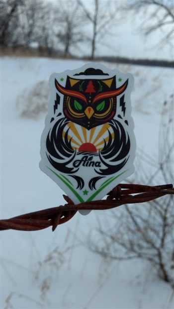 Aina Clothing Owl Sticker