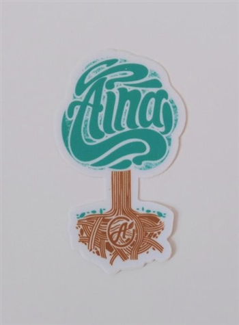 Aina Clothing Roots Die Cut Sticker